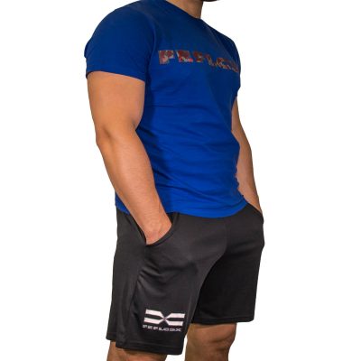 Basic-Shorts Allrounder, Actionbild (weiß)