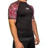 FEFLOGX Sportswear, Rashguard Camouflage, Rechts (weiß), Sportshirt.
