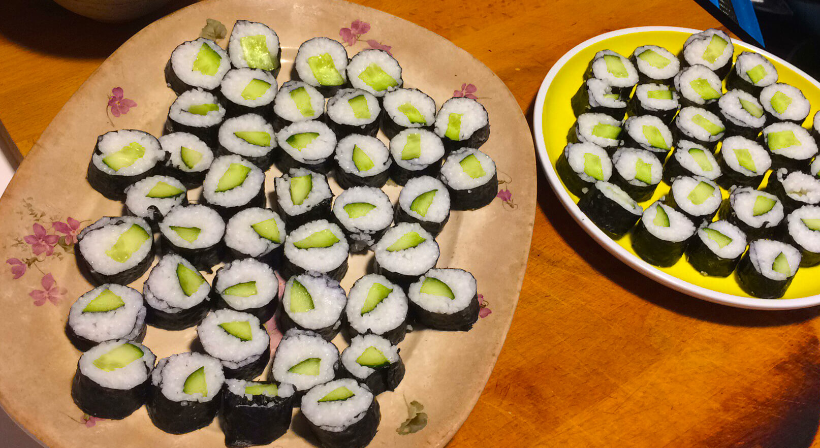 Fitnessessen Sushi.