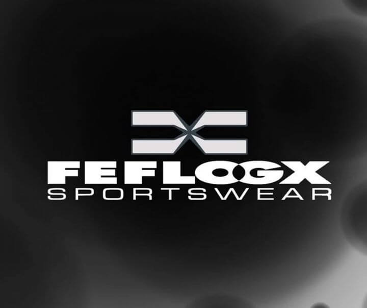 FEFLOGX Logo mit Sportswear.
