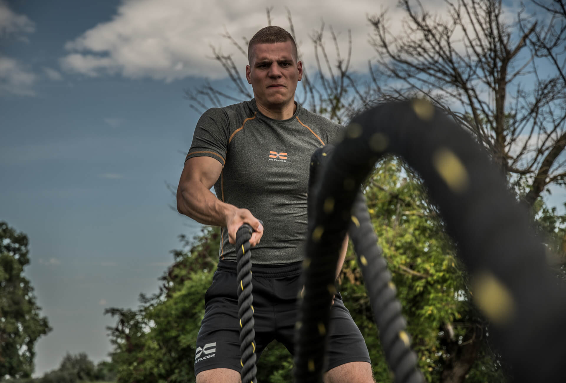 Rashguard Compression Battle Rope.