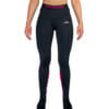 Damen Leggings Motion von FEFLOGX Sportsewar, vordere Ansicht, Frauen Sporthose, Tights lang, Mesheinsätze, 100% Blickdicht, ultra-bequem, top stylish.
