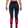 Damen Leggings Motion von FEFLOGX Sportsewar, hitere Ansicht, Frauen Sporthose, Tights lang, Mesheinsätze, 100% Blickdicht, ultra-bequem, top stylish.