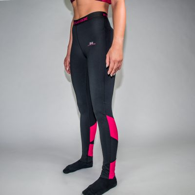 FEFLOGX Sportswear Damen Leggings Motion, Schräg Links (1).