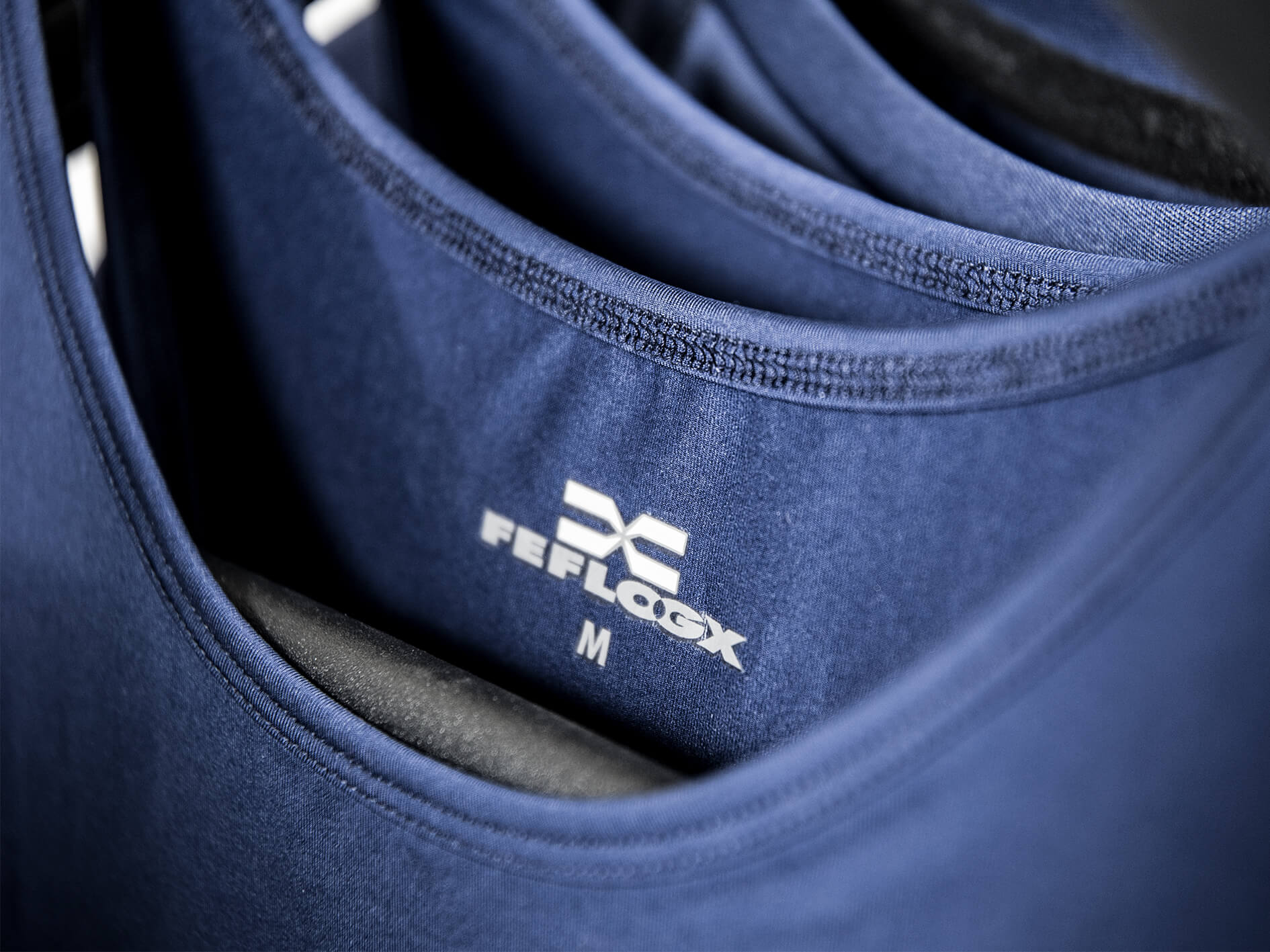 FEFLOGX Sportswear Functional Tank-Top Pure, Detail-Foto (1).