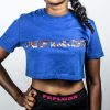 FEFLOGX Sportswear Damen Crop-Top Basic, Oberkörper-Bild (3).