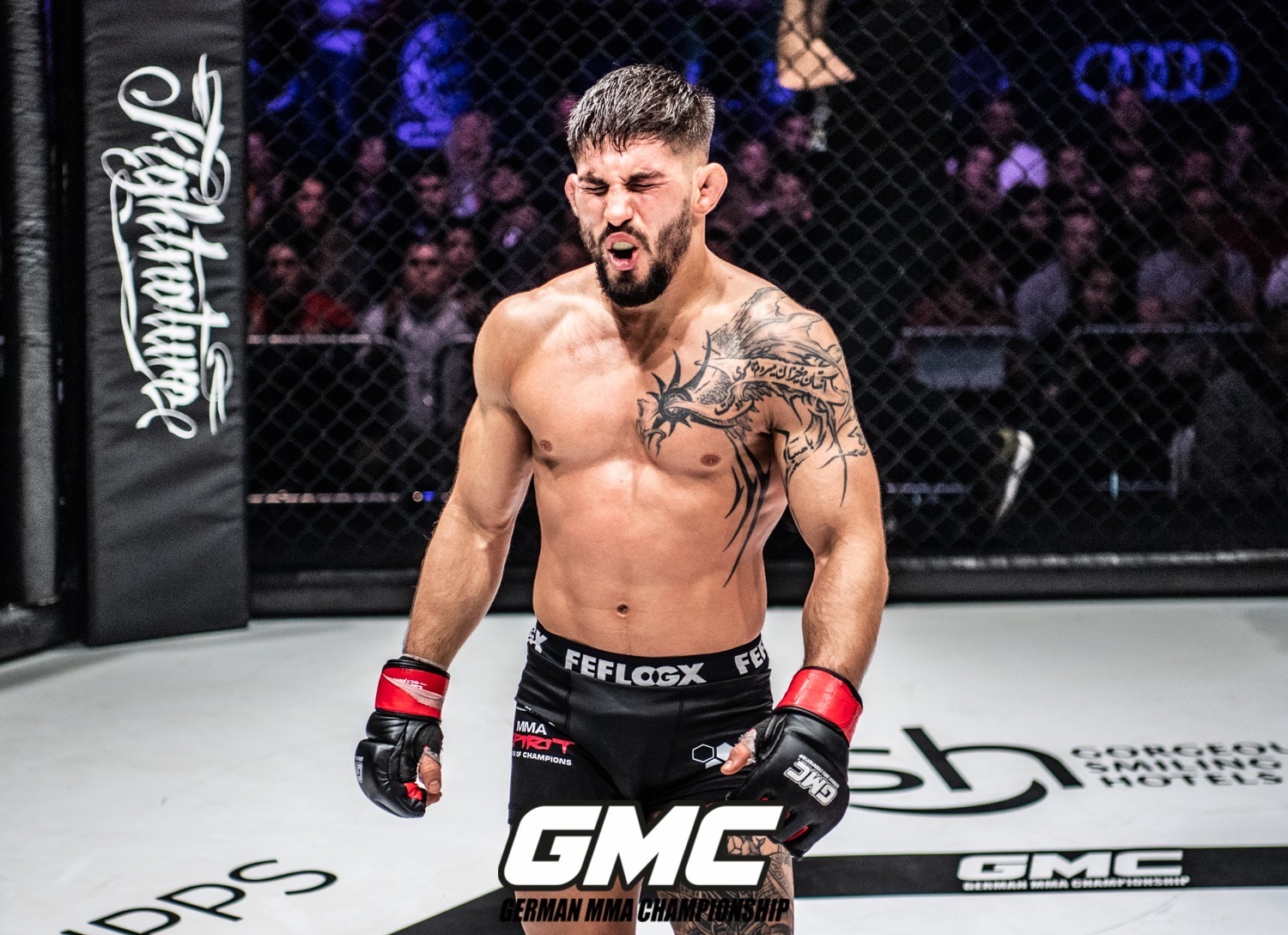 FFX Trainingsanzug Oktagon MMA Fighter Christian Eckerlin Support
