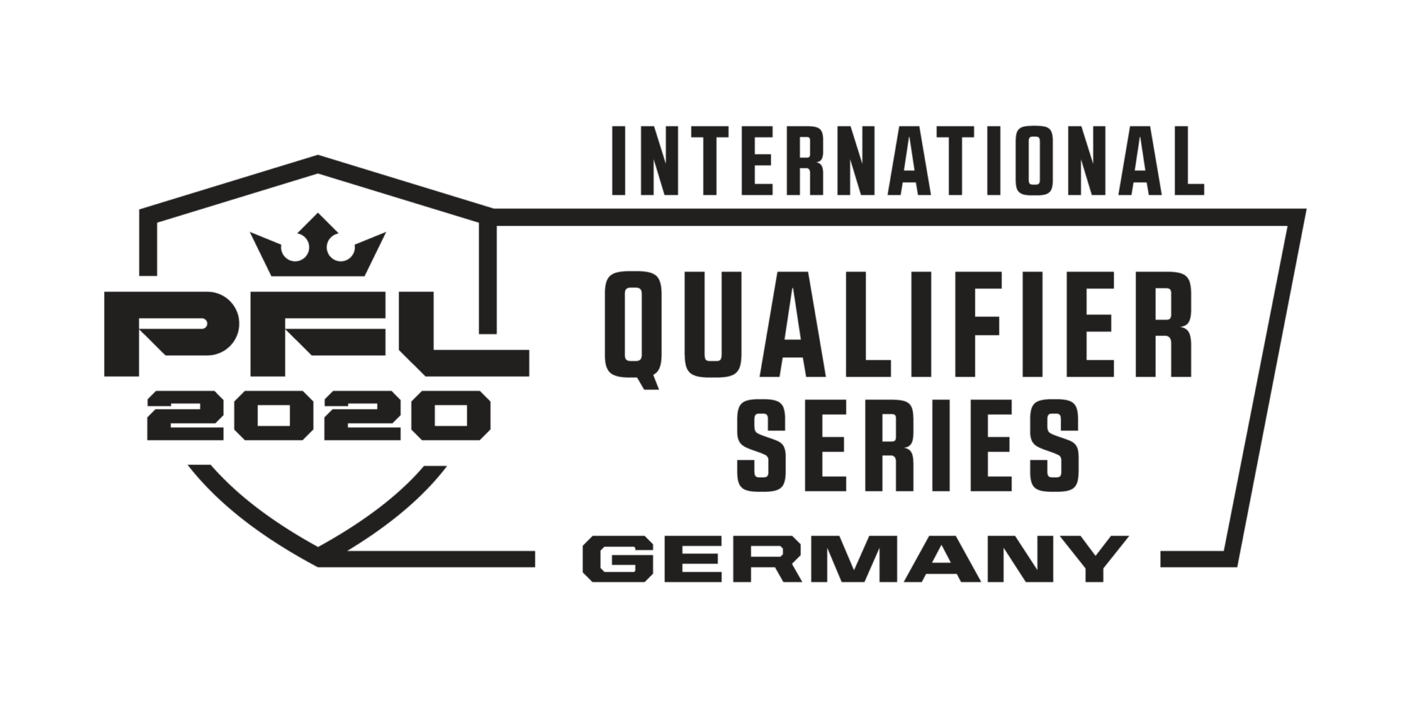 Logo der Professional Fighters League aus Amerika (USA), MMA Veranstaltung, International Qualifier Series Germany, Partner von FEFLOGX Sportswear.