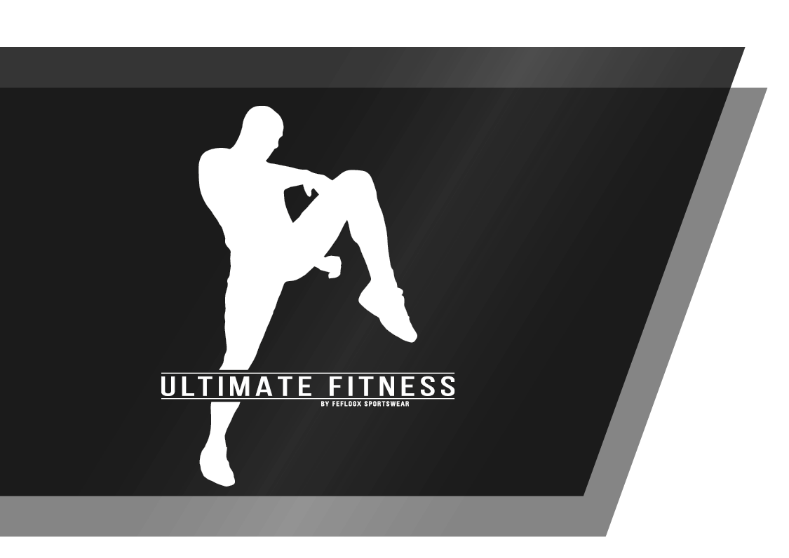 Logo von Ultimate Fitness, by FEFLOGX Sportswear, Workouts für jede Stufe, Grafik.