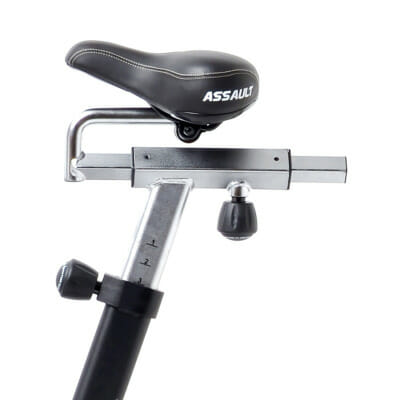 FEFLOGX Sportswear, Assault Fitness Assault Air Bike Classic, Sattel-Ansicht, Heimtrainer, Airbike, Fahrrad-Ergometer, Cardio.