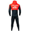 Support Trainingsanzug KSW MMA Fighter Christian Eckerlin, Zip-Hoody & Trainingshose/Jogginghose, MMA Spirit, Zec Plus, FEFLOGX Sportswear, hintere Ansicht.