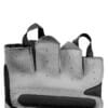 Fitness Handschuhe, Trainingshandschuhe von FEFLOGX Sportswear, in 2 Farben erhältlich, max. Schutz, hoch-komfortabel, leicht & schnell an- & auszuziehen, Detail-Foto der Auszieh-Schlaufen, starker Grip, Gym Gloves, Training, Kraftsport. Equipment.