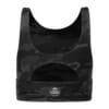 FFX High-Grade Sport BH Superior Fit, Sports Bra elegant mit herausnehmbaren Pads, Sport BH Push Up, Sport BH Damen, FEFLOGX Sportswear Sport bras, schwarz-camouflage, Rückseite.