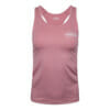 FFX Damen Sport Top Superior Fit, Tank Top Damen mit Racerback Schnitt, angenehm eng, Sporttop Damen, Damen Top, Tanktop Damen, FEFLOGX Sportswear, rosa, Vorderseite.