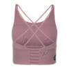 FFX stylisches Crop Top Sport-BH Classy Fit, sexy Crop Top, super bequemes bauchfreies Top, Crop Top elegant, Crop Top weiß, FEFLOGX Sportswear Sport BH mit herausnehmbaren Pads, rosa, Rückseite.