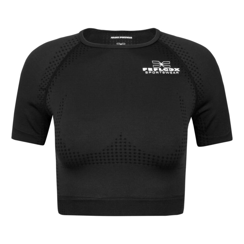 FFX Damen Sport Crop Top Shirt Precise Fit