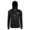 FFX eleganter Damen Zip Hoodie Superior Comfort, FEFLOGX Sportswear Damen Kapuzenpullover mit Taschen, Zipper Damen, Damen Hoodie, Sweatjacke Damen, Damen Pullover, Hoodie mit Reißverschluss Damen, mit Daumenlöchern, schwarz, Vorderseite (2).