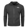 FFX leichte Pro-Tech Sportjacke Performance Windbreaker by FEFLOGX Sportswear, Top Style, Top Funktionalität & Top Performance Sportjacke, Sport Jacke, Jogging Jacke, Trainingsjacke, Wind Breaker, Windbreaker, Jacke, Regenjacke, erstklassige leichte Sportjacke mit Kapuze, vordere Ansicht ohne Kapuze der schwarzen Laufjacke.