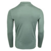 FFX Langarm Kompressions Sport Shirt Extreme Power by FEFLOGX Sportswear. Extrem hochwertig, super bequem & erstklassige Passform für High Performance, Sport Sweatshirt, Sweatshirt, Sport Oberteil, Longsleeve Shirt, Sport Shirt, Sportshirt langarm, Rashguard, langarm Rashguard, Sportshirt langärmlig, langarm Rashguard, Farben: blau, schwarz, weiß & grün, hintere Ansicht des grünen langarm Kompressionsshirt.