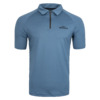 FFX Performance Poloshirt Excellent Athletics by FEFLOGX Sportswear, elegantes Polo Shirt, stilvolles Poloshirt, super bequemes Polo T Shirt, High Performance Sport Polo Shirt, Poloshirt Herren, Farben: schwarz, grün, blau, Vorderseite blaues Sport Poloshirt.
