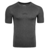 FFX Performance Compression Rashguard Suplex by FEFLOGX Sportswear, super komfortabel & mega Top stylisches Design, High-Performance Sportshirt, Rashguard, Gym Shirt, MMA Shirt, Kompressionsshirt, Shirt Kompression, Cormpression Shirt, Funktionsshirt, stretchiges Fighting Fitness Shirt Farben: schwarz, grau, vordere Ansicht des grauen Rashguards.