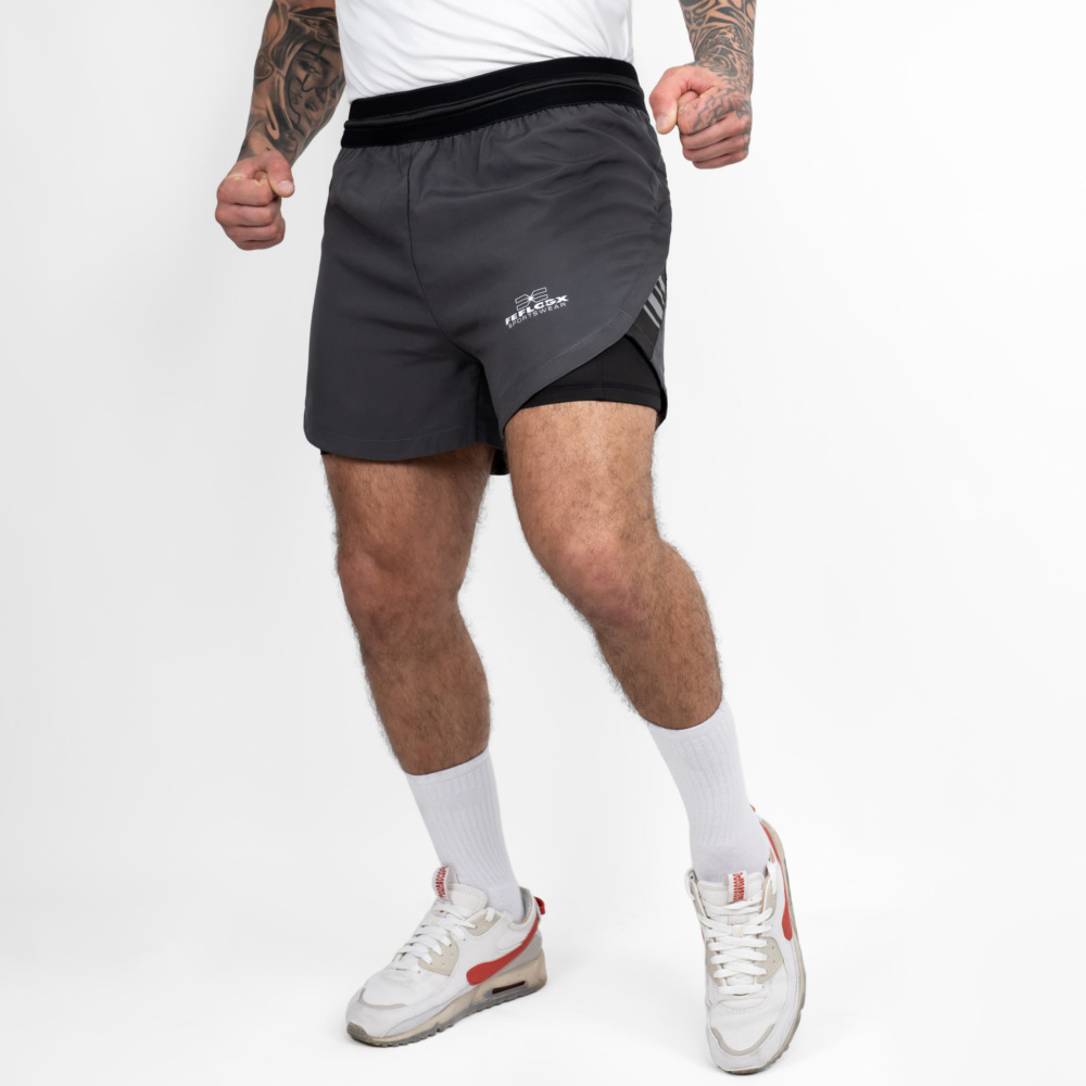 FFX 2 in 1 Performance Sport Shorts Fight Striker