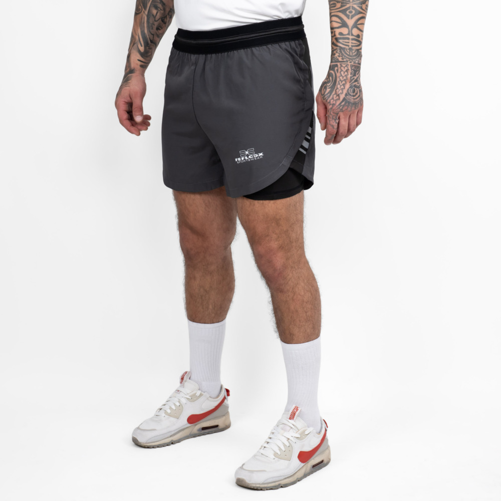 FFX 2 in 1 Performance Sport Shorts Fight Striker