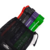 FFX Große Profi Widerstands Fitnessbänder High Performance by FEFLOGX Sportswear. Gummibänder Sport einzeln oder in 4er- & 5er-Packs, Sport Widerstandsbänder in 4 verschiedenen Stärken und Farben. Resistance-Bands, Gummiband Sport, Fitnessbänder Set für Training, auch perfekt als Klimmzughilfe, Loop Bands 5er-Pack mit extrem hochwertigem Netzbeutel.