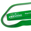 FFX Große Profi Widerstands Fitnessbänder High Performance by FEFLOGX Sportswear. Gummibänder Sport einzeln oder in 4er- & 5er-Packs, Sport Widerstandsbänder in 4 verschiedenen Stärken und Farben. Resistance-Bands, Gummiband Sport, Fitnessbänder Set für Training, auch perfekt als Klimmzughilfe, grünes, sehr starkes Loop Band, mit extrem hochwertigem Netzbeutel (3).