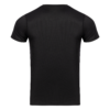 FFX Sport Shirt Total Power von FEFLOGX in schwarz & grau, Sport T Shirt, Sport Oberteil, Funktionsshirt, Mesh Shirt, Sportshirt, Trainingsshirt, hintere Ansicht des schwarzen Shirts.