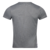 FFX Sport Shirt Total Power von FEFLOGX in schwarz & grau, Sport T Shirt, Sport Oberteil, Funktionsshirt, Mesh Shirt, Sportshirt, Trainingsshirt, hintere Ansicht des grauen Shirts.