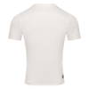FFX Compression Rashguard Precise Control by FEFLOGX Sportswear, super komfortabel & mega Top stylisches Design, Funktionsshirt, Sportshirt, Sport Shirt, Fight Shirt, MMA Rashguard, Kompressionsshirt Herren, Farben: schwarz, grün, weiß, hintere Ansicht des weißen Sportshirts.