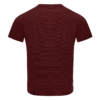 FFX Stretch Sportshirt Fighting Force by FEFLOGX Sportswear, super komfortabel & mega Top stylisches Design, Sport Shirt, Laufshirt, Gym Shirt, MMA Shirt, Rashguard, sretchiges Fighting Fitness Shirt Farben: schwarz, grau, blau, rot, hintere Ansicht des roten stretch Sportshirts (1).