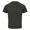 FFX Stretch Sportshirt Fighting Force by FEFLOGX Sportswear, super komfortabel & mega Top stylisches Design, Sport Shirt, Laufshirt, Gym Shirt, MMA Shirt, Rashguard, sretchiges Fighting Fitness Shirt Farben: schwarz, grau, blau, rot, hintere Ansicht des grauen stretch Sportshirts (1).
