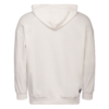 FFX Kapuzen Pullover Sweat-Hoodie Relax Fit by FEFLOGX Sportswear, Chill Hoodie mit weiter Passform, Relax Fit, Streetwear Hoodie, Kapuzen Pullover, Pullover mit Kapuze, Basic Hoodie, in den Farben: schwarz, navy & weiß, hintere Ansicht des weißen Kapuzenpullover.