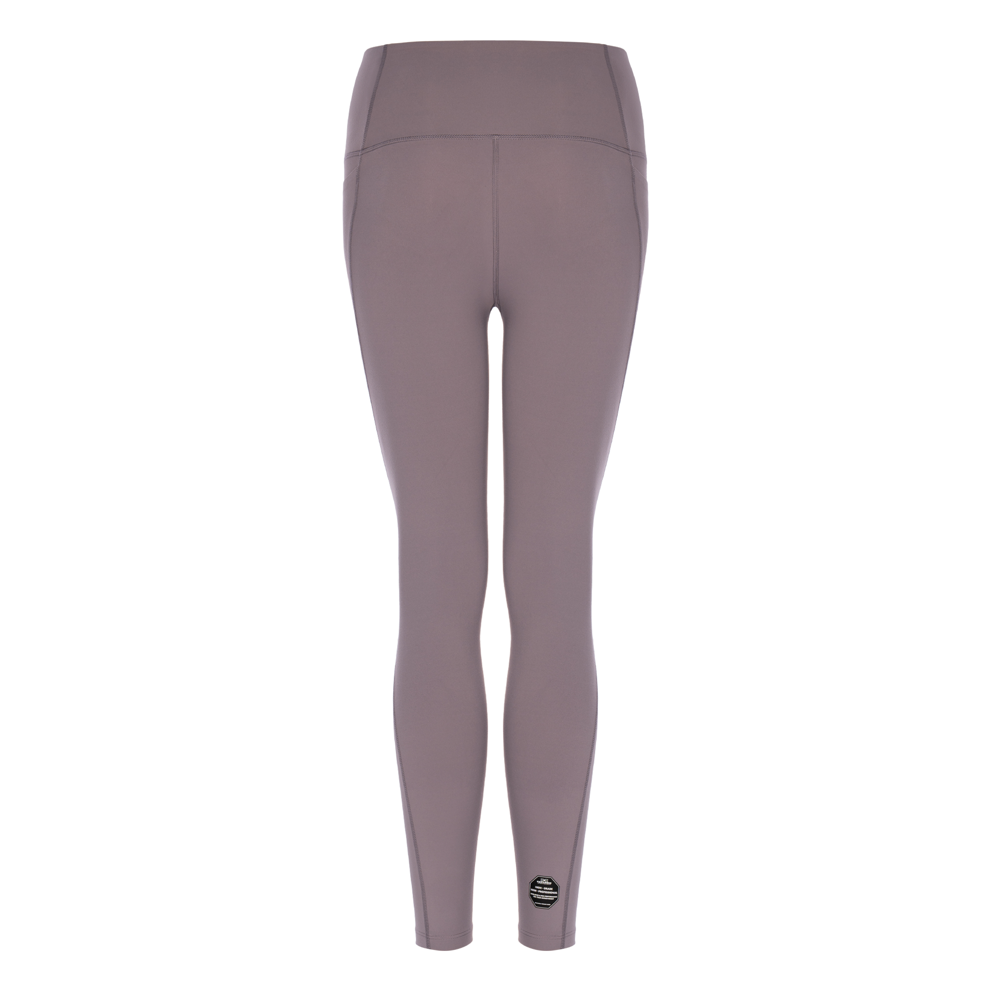 FFX Damen Fitness Leggings Classy Dominance mit Taschen by FEFLOGX Sportswear, super stylische Damen Sport Tights, se*y Lauftights Damen, Sportleggings Damen, Damen Sport Leggings mit Handytasche, super bequem, komplett blickdichte Damen Leggings mit Tasche, Fitness Leggings Damen, Yoga Hose Damen, Farben: Rosa/lila & schwarz, hintere Ansicht der rosa Damen Sporthose. FFX Damen Fitness Leggings Classy Dominance mit Taschen