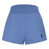 FFX Hosen Sport Rock Brilliant Fit by FEFLOGX Sportswear in blau, schwarz & rosa/pink, sportlich-eleganter Hosenrock, Sportrock, Sportskirt, Sport Skirt, Hosen Rock, Rock mit Hose, stilvoller Tennisrock, hintere Ansicht des blauen Tennis Sport Rock.