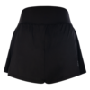 FFX Hosen Sport Rock Brilliant Fit by FEFLOGX Sportswear in blau, schwarz & rosa/pink, sportlich-eleganter Hosenrock, Sportrock, Sportskirt, Sport Skirt, Hosen Rock, Rock mit Hose, stilvoller Tennisrock, hintere Ansicht des schwarzen Tennis Sport Rock.