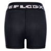 FFX Kurze Damen Tights Performance Move (kürzer) by FEFLOGX Sportswear, elegante Damen Tight Shorts, Sport Shorts, Damen Shorts, kurze Damen Leggings, kurze Sport Leggings, Compression Tights, Compression Shorts, kurze Damen Radlerhose, Damen Biker Shirts, kurze Damen Tights, hintere Ansicht der Yoga Shorts.