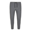 FFX High Performance Sporthose Pure Strength von FEFLOGX Sportswear, mit Reißverschlusstaschen, Jogginghose in schwarz & grau, Sporthose Herren, Sport Hose, Jogging Hose, vordere Ansicht der grauen, langen Trainingshose.
