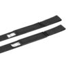 FFX Profi Fitness Zughilfen Maximum Strength by FEFLOGX, Lifting Straps für Kraftsport, Bodybuilding, Gewichtheben, Fitness und vieles mehr, Fitness Zughilfen, Gym Zughilfen, Zughilfe, Zughilfe Gym, Ansicht der Schlaufen der High-Power Zughilfen.