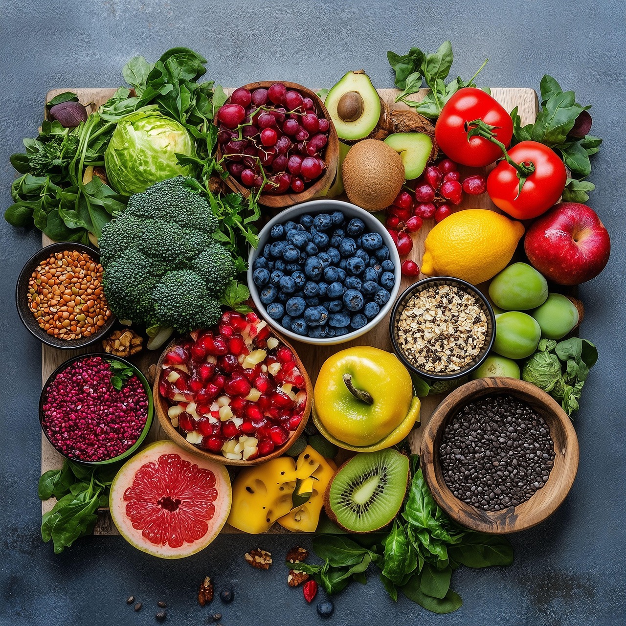 Obst und Gemüse, das Superfood und warum es überlebenswichtig ist, jetzt bei FEFLOGX nachlesen! Erdbeeren, Bananen, Tomaten, Himbeeren, Heidelbeeren Paprika, Salat, Brokkoli, Brombeeren und vieles mehr!